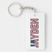 Jayden Name Vorname USA Flagge Anhänger Schlüssel Schlüsselanhänger (Vorderseite)