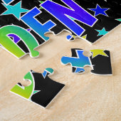 "JAYDEN" Vorname, Spaß "GLÜCKLICHER GEBURTSTAG" Puzzle (Seite)