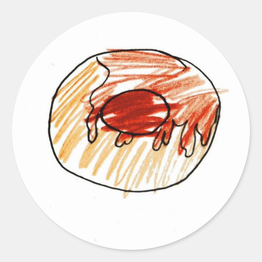 Jaydi: Round Sticker (Vorderseite)