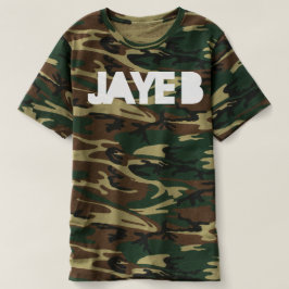 JAYE B "JAYE B/NAZZY" CAMOUFLAGE T - Shirt