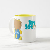 JayJay der Chow-Chow Zweifarbige Tasse (Vorderseite Links)