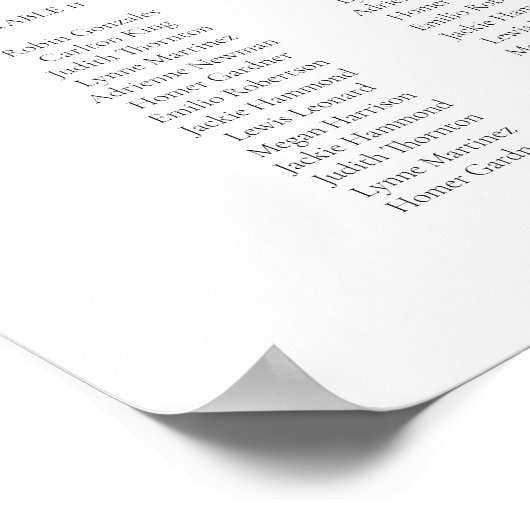 JAYLA | Boho Terracotta Burnt Orange Seekarte Poster (Ecke)