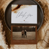 JAYLA Boho Terracotta Burnt Orange Vielen Dank Einladung