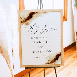JAYLA | Boho Terracotta Rust Wedding Welcome Poster