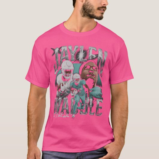 Jaylen Waddle Miami Vintag T-Shirt (Vorderseite)