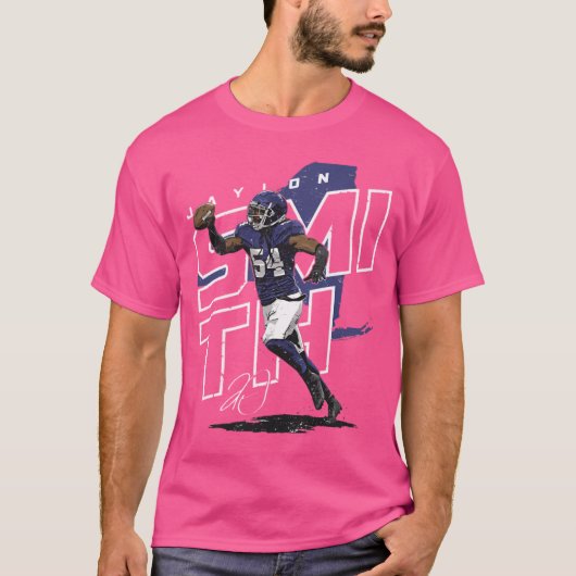 Jaylon Smith New York G Player Map T-Shirt (Vorderseite)