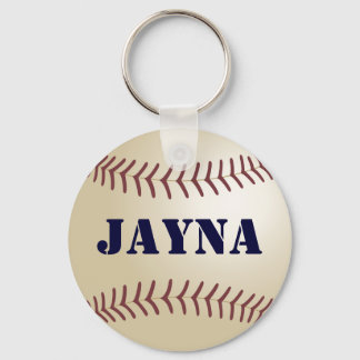 Jayna Baseball Keychain von 369MyName Schlüsselanhänger