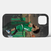 Jayson Tatum Caricature Case-Mate iPhone Hülle (Rückseite (Horizontal))