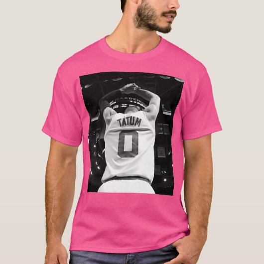 Jayson Tatum - Schwarz-weiß T-Shirt (Vorderseite)