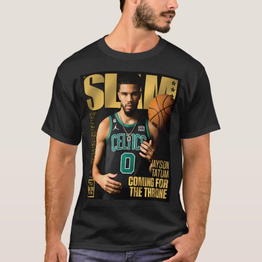 Jayson Tatum Slam Cover T-Shirt (Vorderseite)