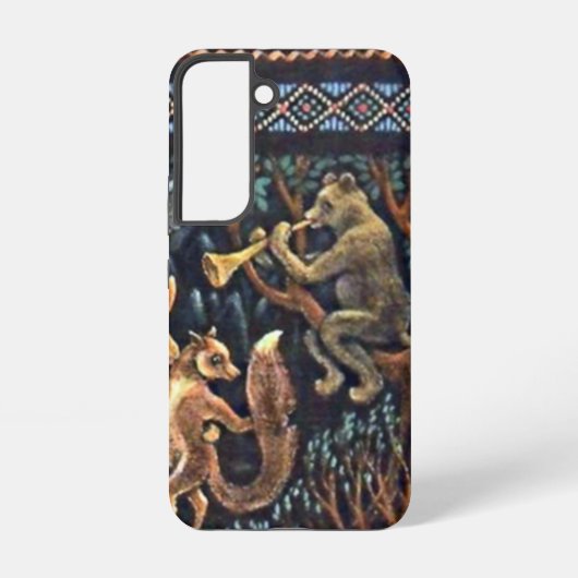 Jazep Drazdovic - Bär mit Violi Samsung Galaxy Hülle (Rückseite)
