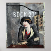 Jāzeps Grosvalds im Freien von Paris Poster (Vorne)