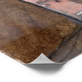 Jāzeps Grosvalds Kurds on the Roof Poster (Ecke)