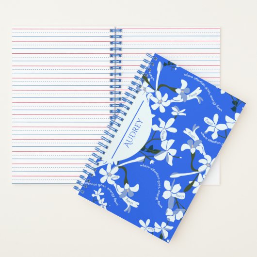 JAZMIN FOCUS CERULEAN NOTIZBLOCK (Innen)