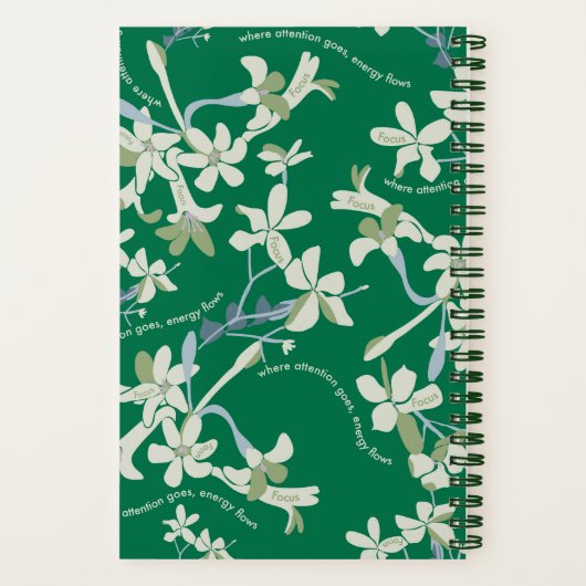 JAZMIN FOCUS GREEN NOTIZBLOCK (Rückseite)