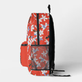Jazmin Focus Red Bedruckter Rucksack (Rechts)