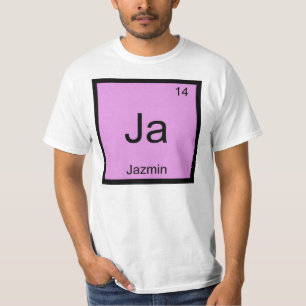 Jazmin Name Chemistry Element Periodische Tabelle T-Shirt
