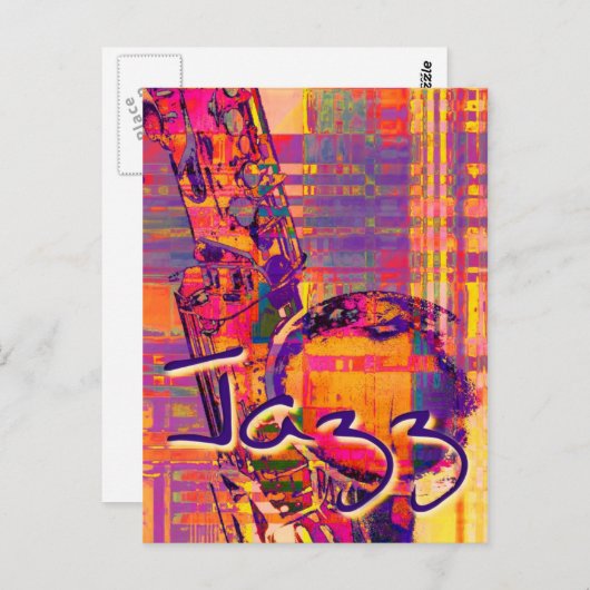 Jazz13 Postkarte (Vorne/Hinten)