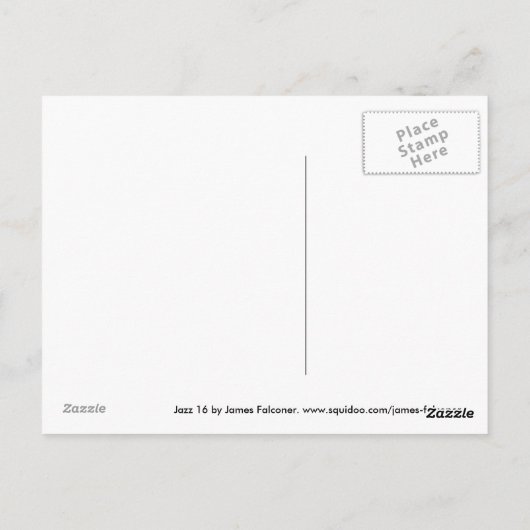 Jazz16 Postkarte (Rückseite)