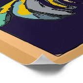 Jazz Abstrakt Poster (Ecke)