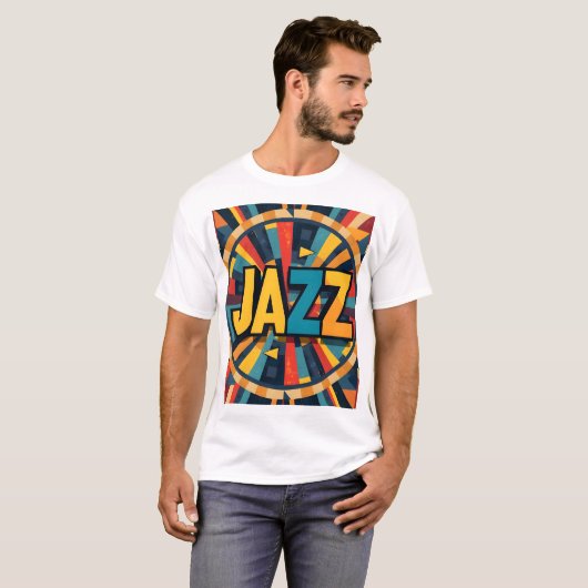 Jazz abstrakt T-Shirt (Vorne ganz)