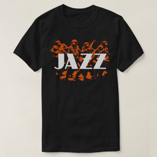 Jazz-Affenband T-Shirt (Design vorne)