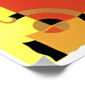 Jazz Age Art Deco Abstrakt Poster (Ecke)