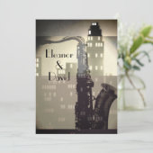 Jazz Age Art Deco Unbekannter Monte Boglia Einladung (Stehend Vorderseite)