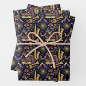 Jazz Age Celebration Pattern Geschenkpapier Set (Beispiel)