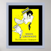 Jazz age Deko Art lemonade Champagne, 24" x 20" (Vorne)