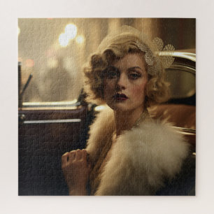 Jazz Age Elegance: Flapper-Glamour der 1920er Jahr Puzzle