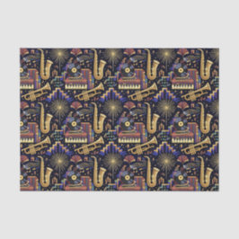 Jazz Age Feier Pattern Seidenpapier