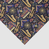 Jazz Age Feier Pattern Seidenpapier (Ausschnitt)