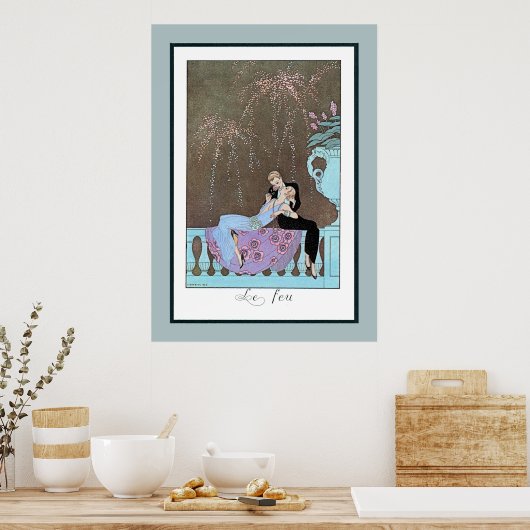 Jazz Age Fireworks-Poster Poster (Küche)