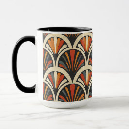 Jazz Age Glam Repeat Pattern Tasse