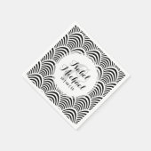 Jazz Age Kunst, Dichtung und Musik Serviette (Ecke)