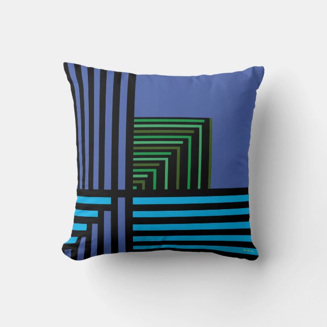 Jazz Age, Morning'' Kissen (Vorderseite)