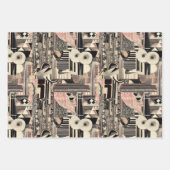 Jazz Age Musician 1920er Jahre Dadaist Style Geschenkpapier Set (Vorderseite 2)