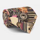 Jazz Age Musician 1920er Jahre Dadaist Style Krawatte (Gerollt)