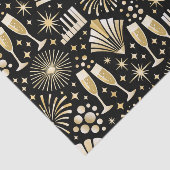 Jazz Age Neujahrsmuster Seidenpapier (Ausschnitt)