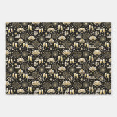Jazz Age New Year Pattern Geschenkpapier Set (Vorderseite 3)