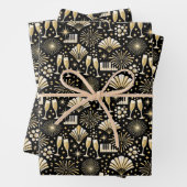Jazz Age New Year Pattern Geschenkpapier Set (Beispiel)