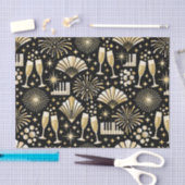 Jazz Age New Year Pattern Seidenpapier (Handwerk)
