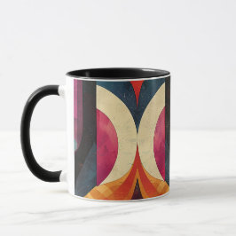 Jazz Age Retro Abstract Design Tasse