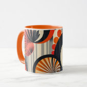 Jazz Age Retro Design Tasse (Vorderseite Links)