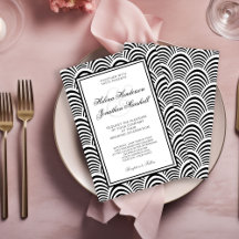 Jazz Age Roaring Twenties Art Deco Wedding