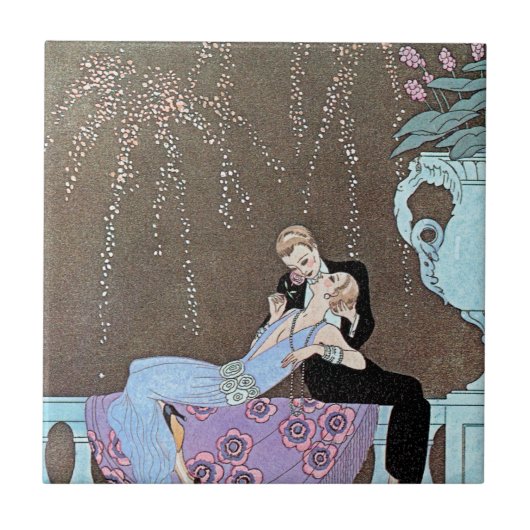 Jazz-Alters-Feuerwerke Fliese (Vorderseite)