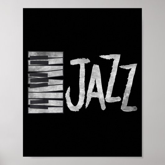 Jazz Ano Keyboard Vintage Anist Musician Gift  Poster (Vorne)