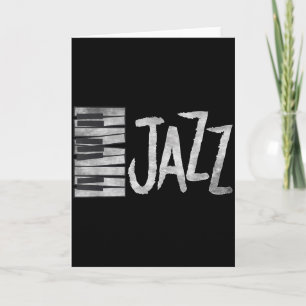 Jazz-Ano-Tastatur Vintage-Anist-Musiker-Geschenk Karte
