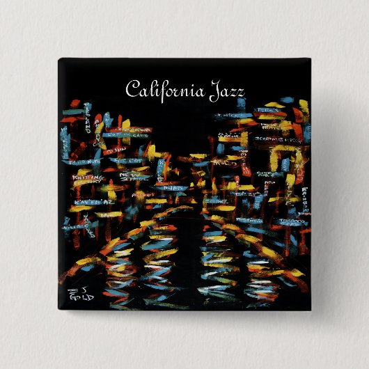 Jazz Art Button in California (Vorderseite)